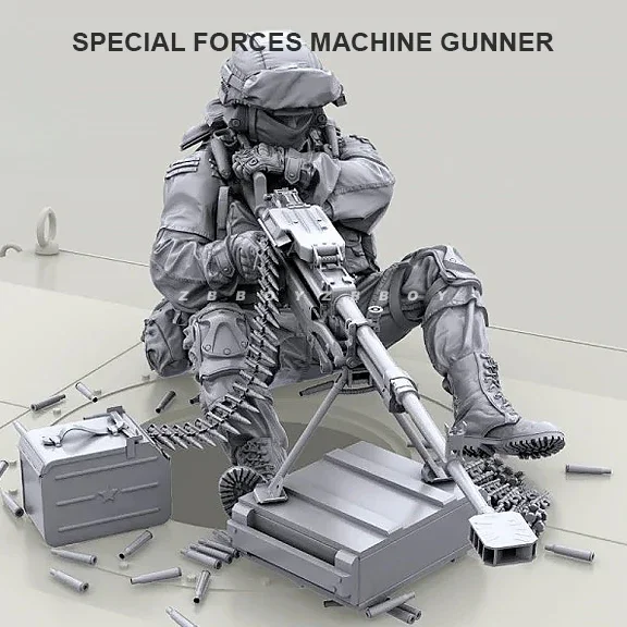 

1/35 Resin Soldier model kits figure colorless and self-assembled A-2111