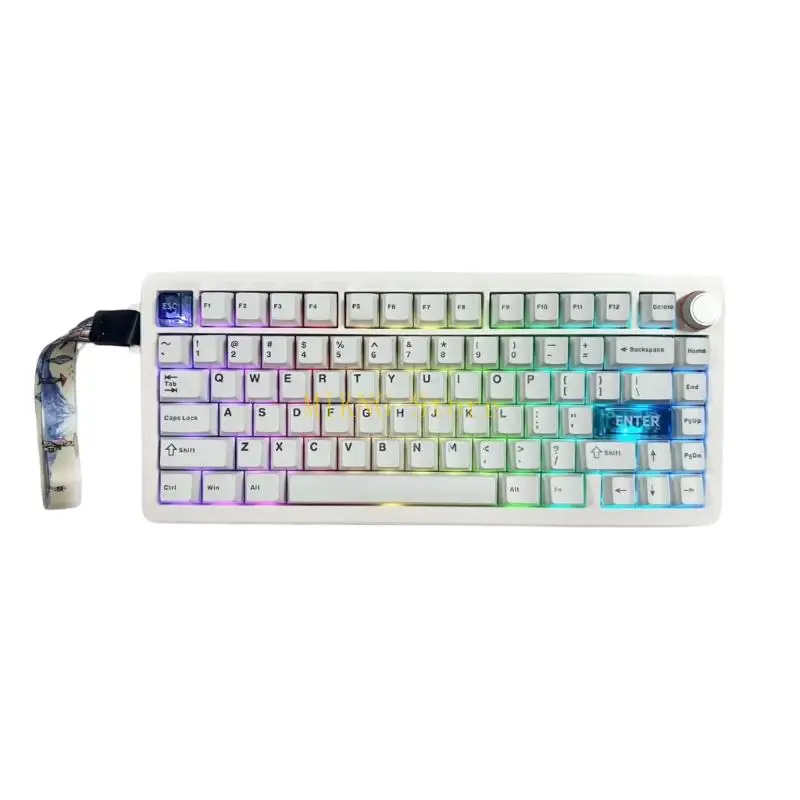Hot Swappable QK75 Keyboard 75Percent  Layout for Gaming, Coding and Desk Work Best Sale