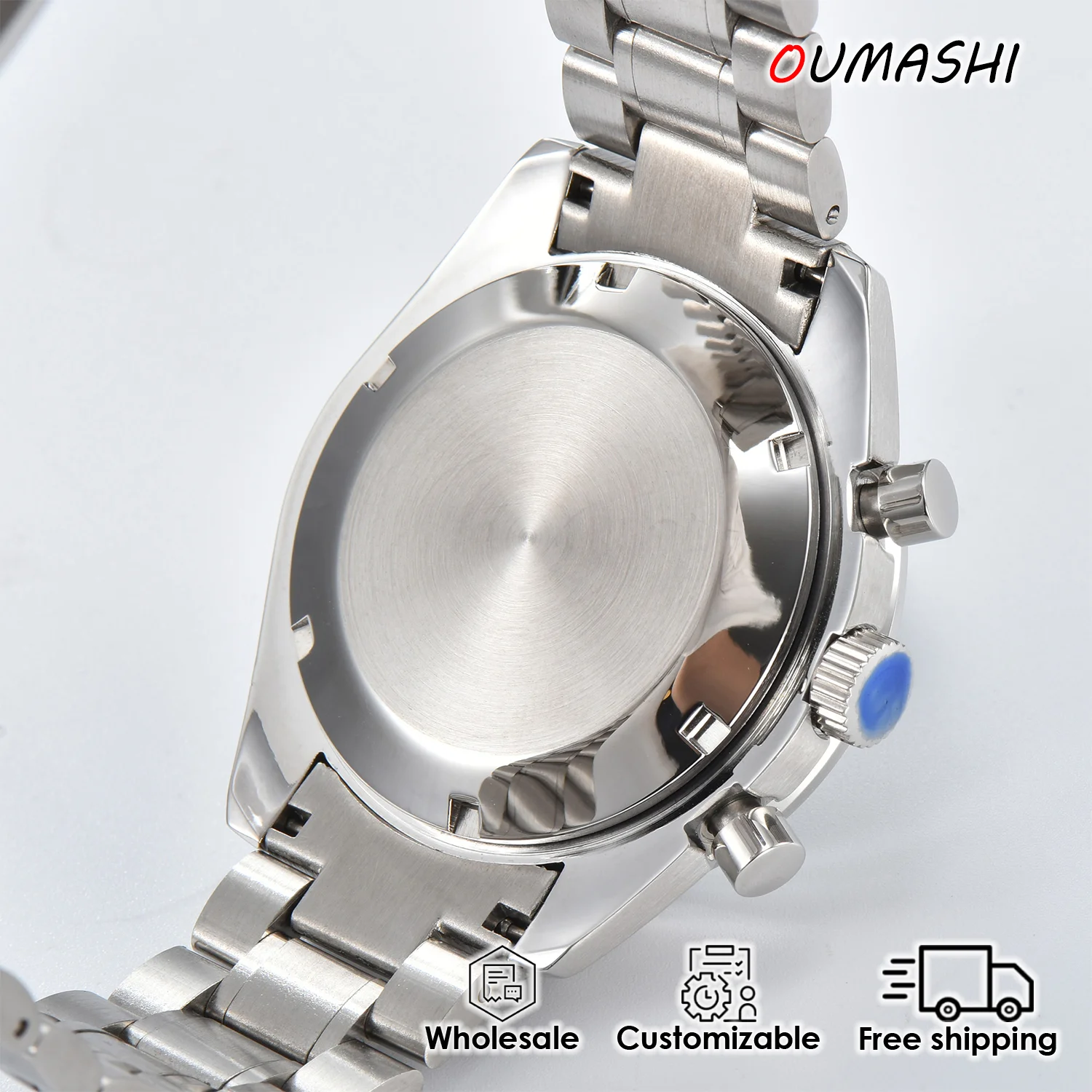 VK64 Watch For Men 40mm Luxury Chronograph Luminous Date display Waterproof Stainless Customizable Classic Men's Quartz Watch