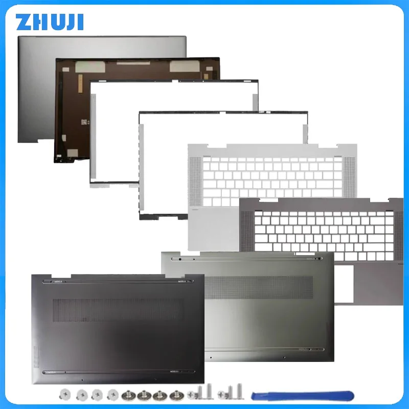 

For Envy X360 15M-EU 15-EU 15M-ES TPN-W149 New Laptops LCD Back Cover Front Bezel Hinges Cover Palmrest Bottom Case M45447-001