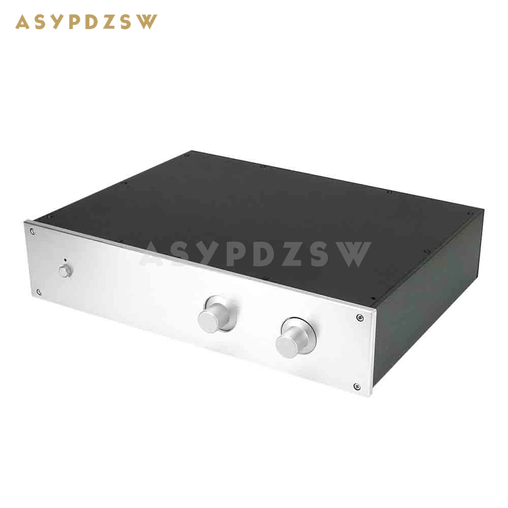 WA19 SILVER Aluminum enclosure Preamplifier chassis Power amplifier case/box size 312*425*90