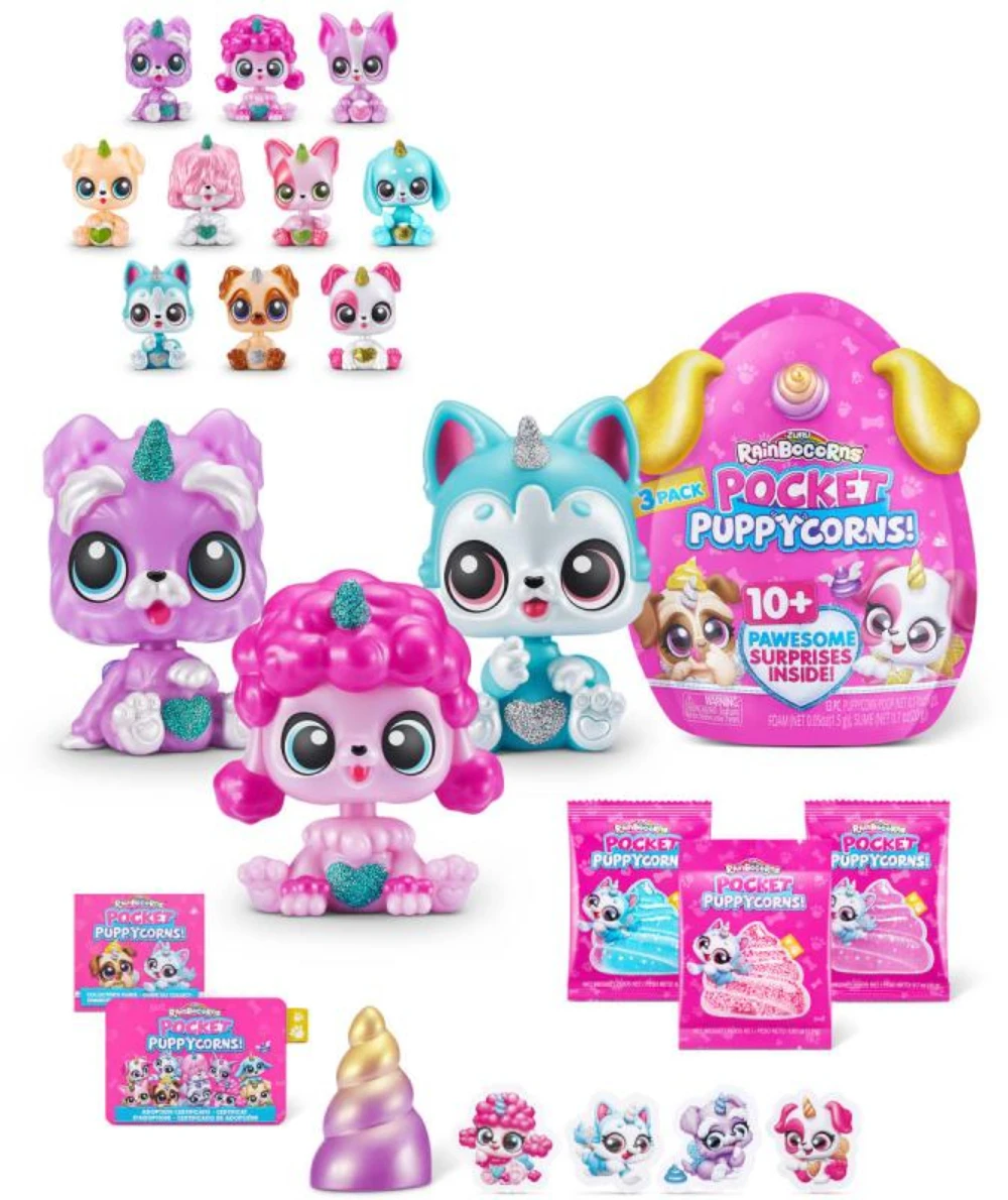Zuru Rainbocorns Surprise Puppycorns Mystery Original Zuru Toys ماركات صغيرة 5 مفاجأة دمى جرو صغيرة ألعاب هدية لطيفة للفتيات #1