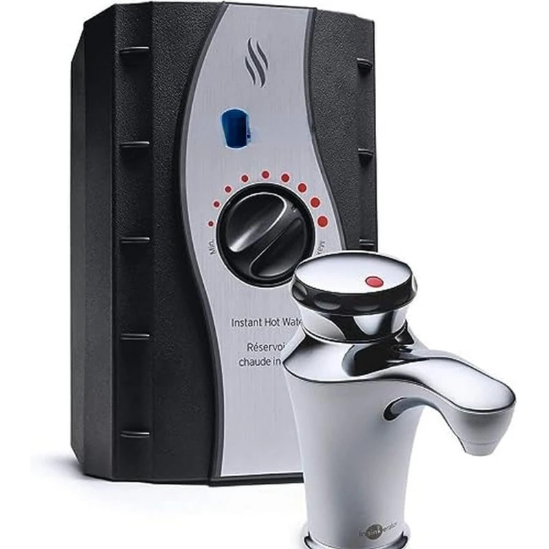 

Invite Contour Instant Hot Water Dispenser System - Faucet & Tank, Chrome, H-CONTOUR-SS