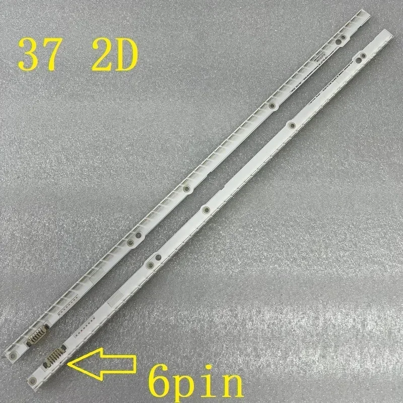 2pcs/set LED Strip For Samsung UE37ES6100W UE37ES6300 UE37ES6100 UE37ES5500P UE37ES6307U UE37ES6710  SLED 2012SVS37 7032NNB 2D