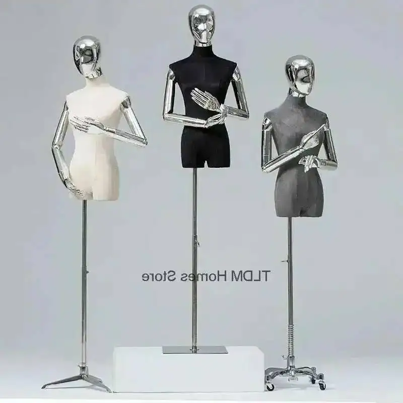 

Rack Women's Clothing Mannequins Light Luxury Window Female Full Body High End Dress for Display Clothing Store Dressmaker Model