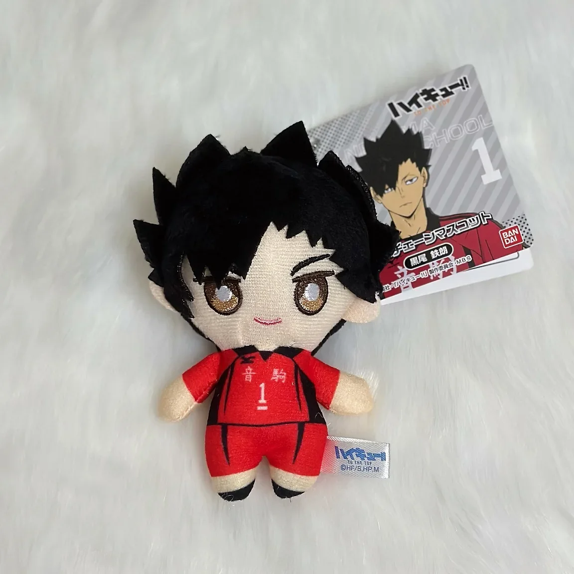 10cm Haikyuu Plush Toy Hinata Shoyo Yu Nishinoya Tobio Kageyama Kozume Kenma Oikawa Tooru Plush Pendant Keychain Toy For Gift image 3
