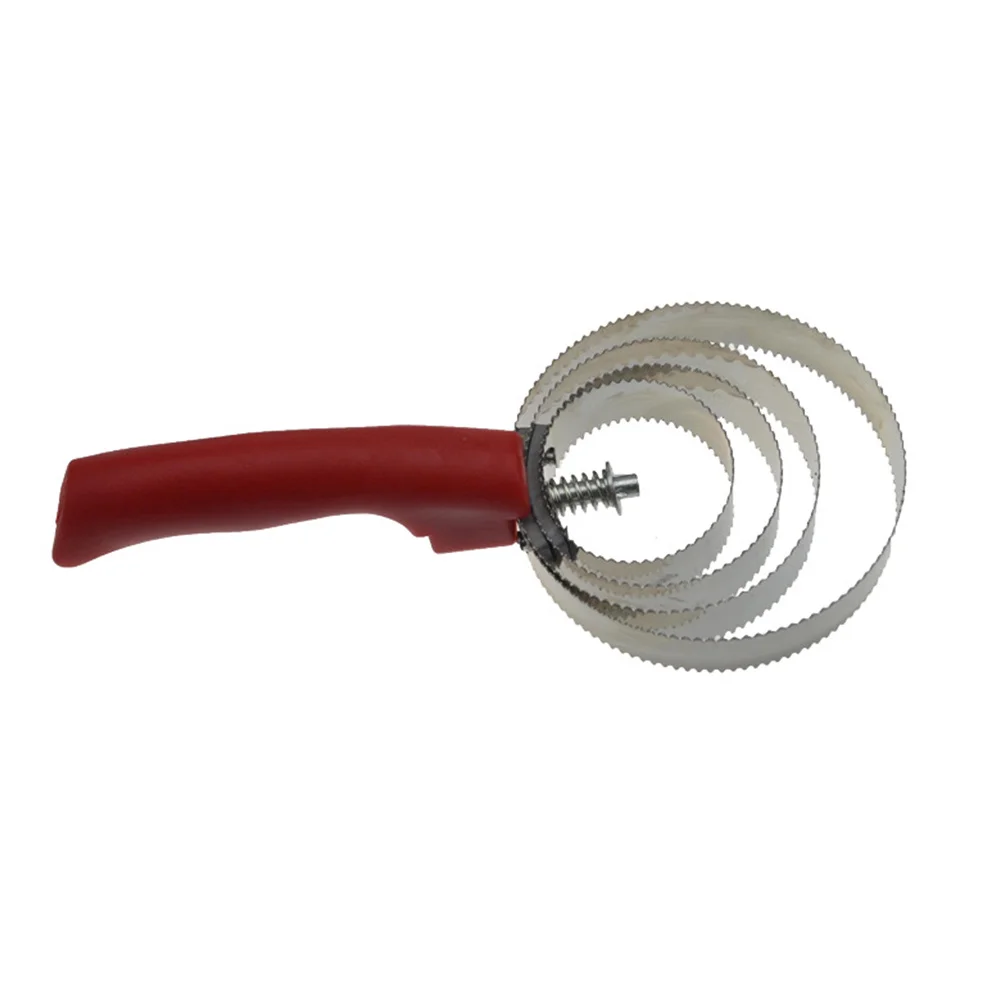 مشط الكاري من الفولاذ المقاوم للصدأ بتصميم زنبركي قابل للعكس، جوانب حادة ناعمة لإزالة شعر الطين القوي، مشط الكاري #6