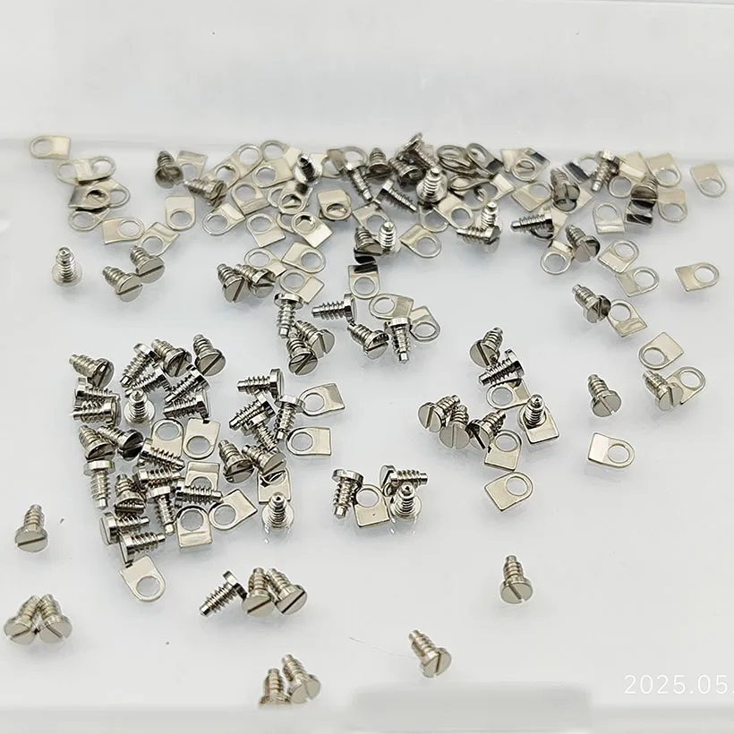 

Watch accessory original 7750 fixing plate, 7750 fixing screw 10 pairs (10 screws+10 locking plates)