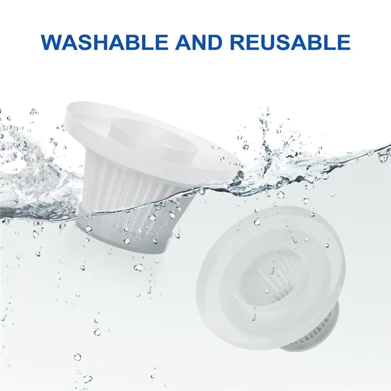 B90B-Replacement Filter For Duck Vac Compact Vacuum Cleaner, Washable Filter Accessories