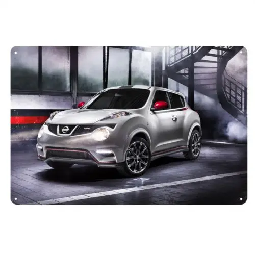Juke Nismo Car Metal Poster Tin Sign 20x30cm Collectable Plate Cave Home Office Bar Decor