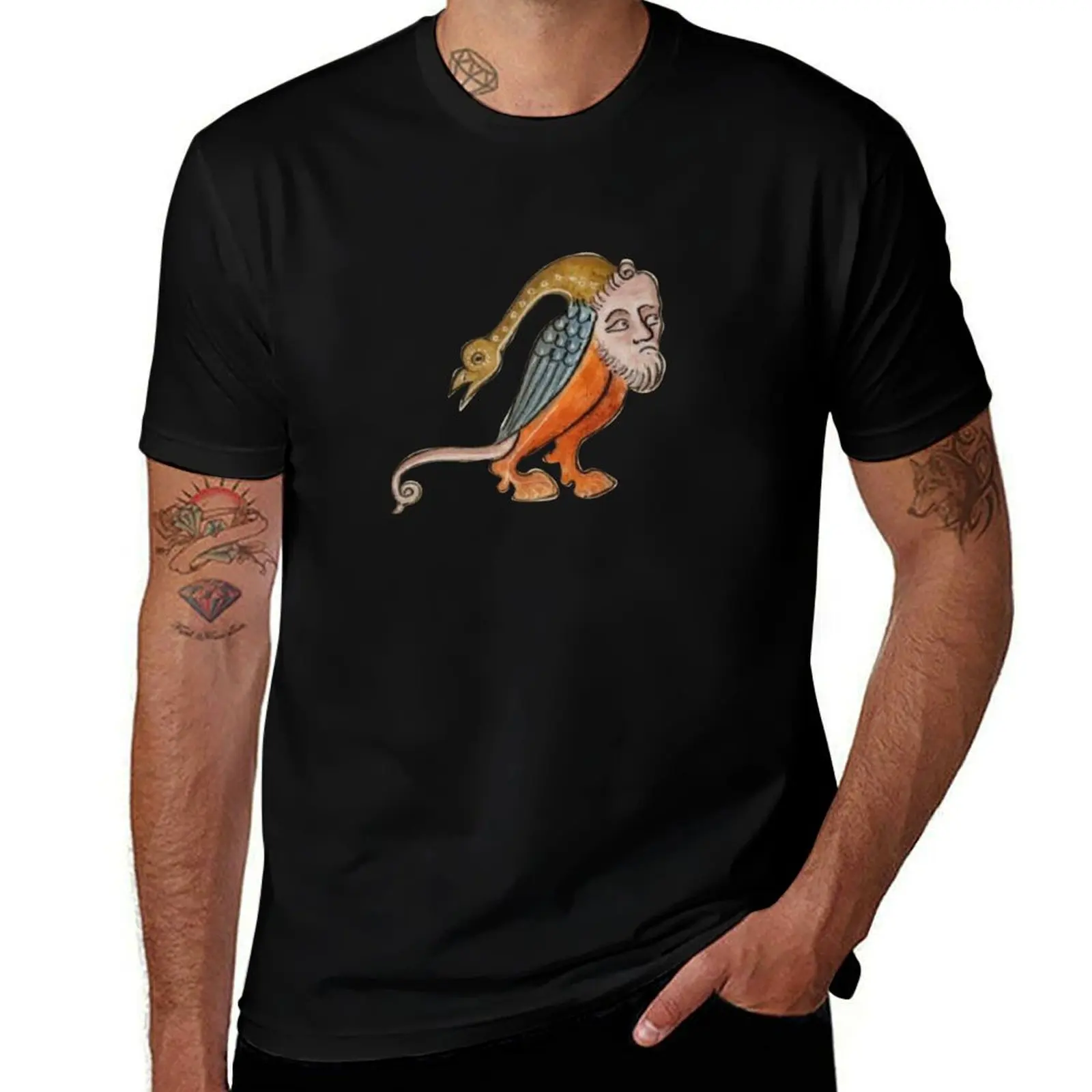 Medieval creature meme T-Shirt Casual Soft Cotton Short Sleeve Tee