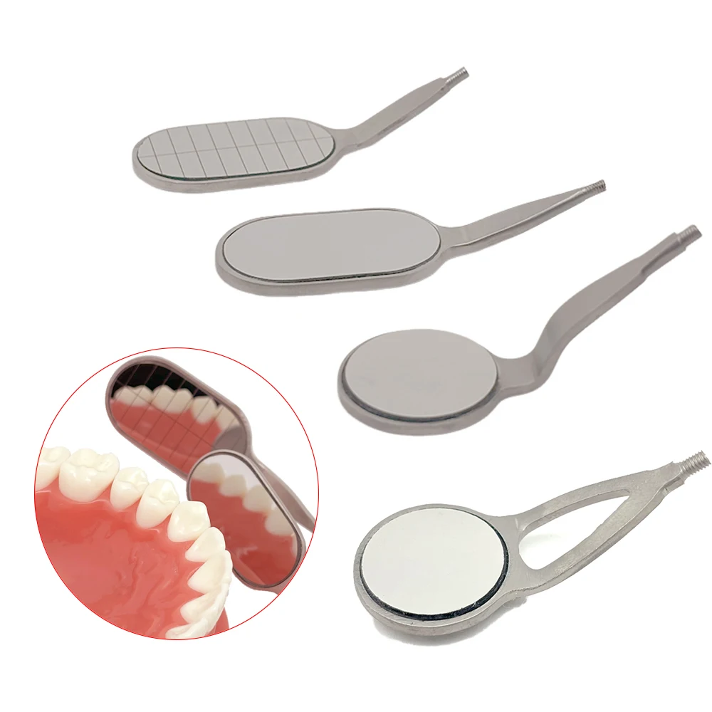 

Dental Tools Anti-Fog Dental Mirror Rhodium Mirror Oral Mouth Mirror for Dentists Reusable Stainless Steel Tools