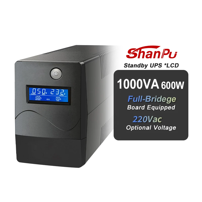 Offline UPS Uninterruptible Power Supply 450VA 650VA 850VA 1000VA 1200VA 1500VA 2000VA For PC Computer Desktop