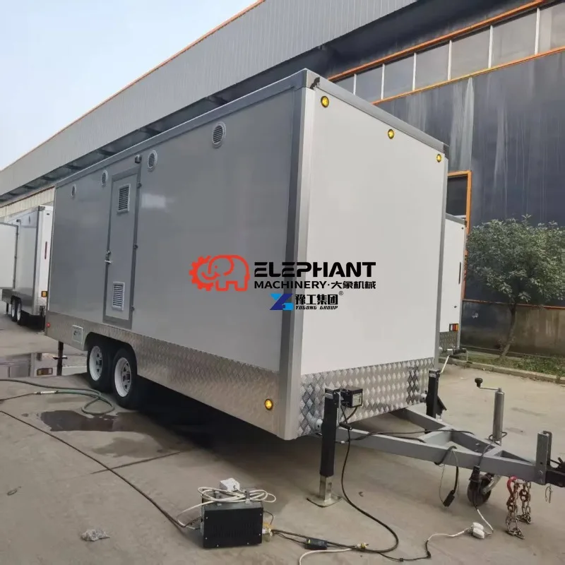 2026 Original Luxury Portable Restroom Trailer for Portable Toilet Container with Tailored Colors for Trailer Applications