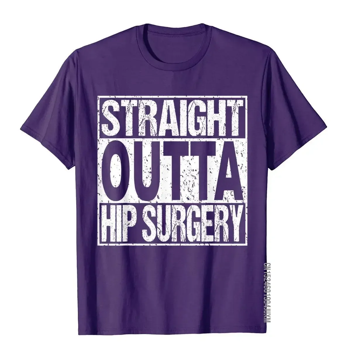 Hip Replacement T Shirt Broken Hip Surgery Funny Gift Top T-Shirts Tops Shirts Popular Cotton Geek Family Mens