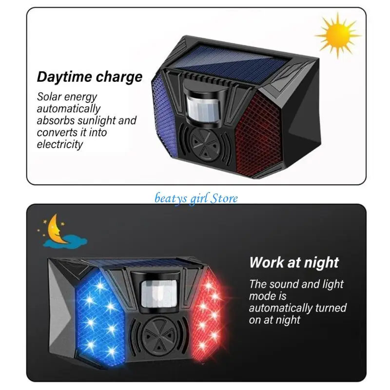 C7AB Zasilane energią słoneczną systemy alarmowych dla bezpieczeństwa w gospodarstwie domowym na zewnątrz