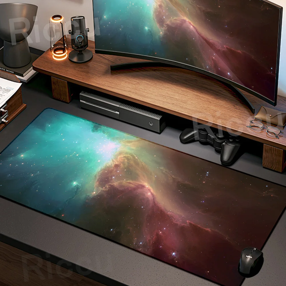 

Galaxy Mouse Carpet Mause Pad Gamer Keyboard Mat Pads Gaming Desk Protector Laptops Large Mousepad Cartoon Deskmat Mats Cute