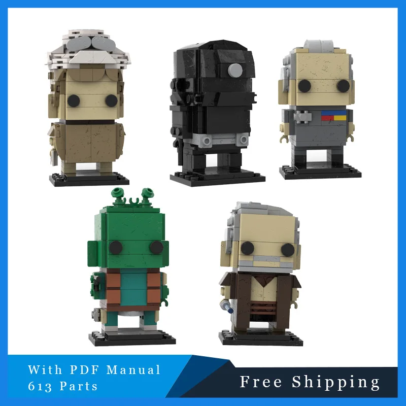 

613 детали MOC, знаменитые игры, киноперсонажи, модель, строительные блоки, кирпичи, образовательная сборка, набор игрушек DlY, подарки на Рождество и день рождения