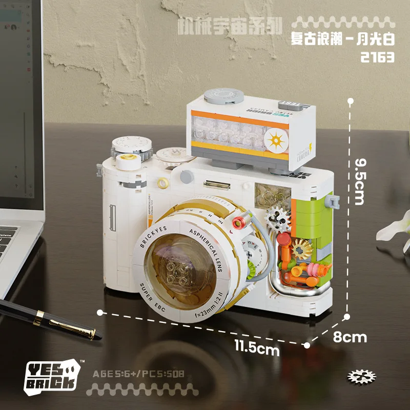 

MOC Camera Building Blocks Toy Sets Technology Retro Photography Mechanical Model DIY STEM Kit Bricks Toys for Adult Kid Gift