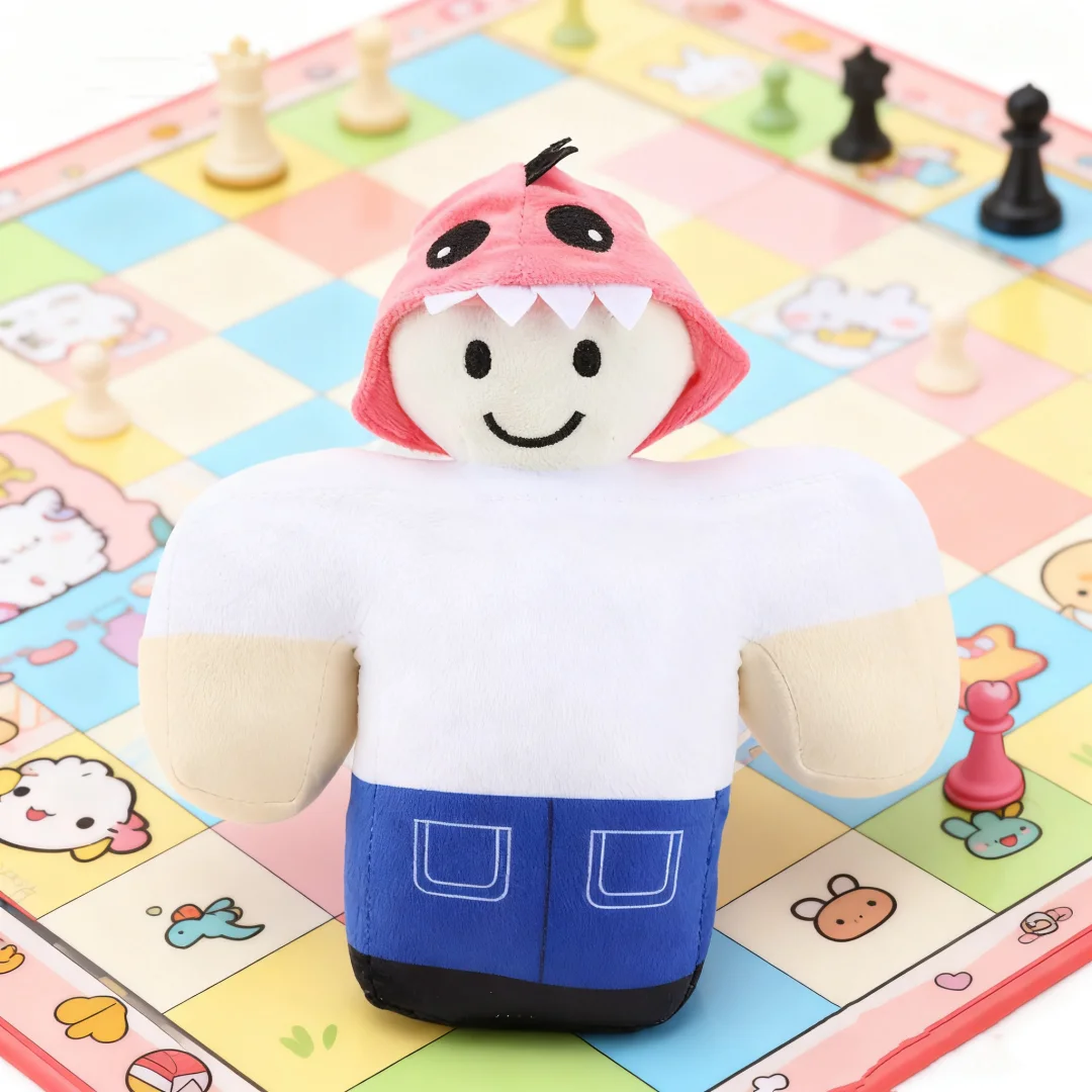 

Kawai Steal a Brainrot Sammy Jandel, плюшевая аниме-игра, мягкая игрушка, милый квадратный человек с капюшоном, подарок на день рождения, Рождество для детей и веера