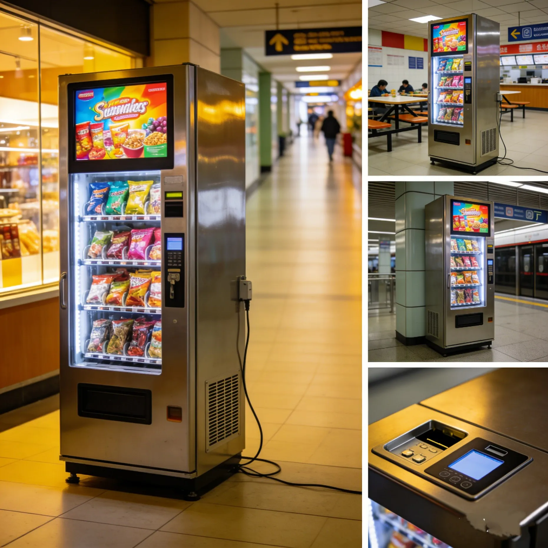 Customized size Shop Now Snack and Beverage Combination Vending Machines Premium Spot, Fast Delivery at Wholesale Prices
