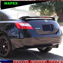 2006-08 2009 2010 2011 Honda Civic Si Coupe 2 leg Style Spoiler W/L GLOSS BLACK