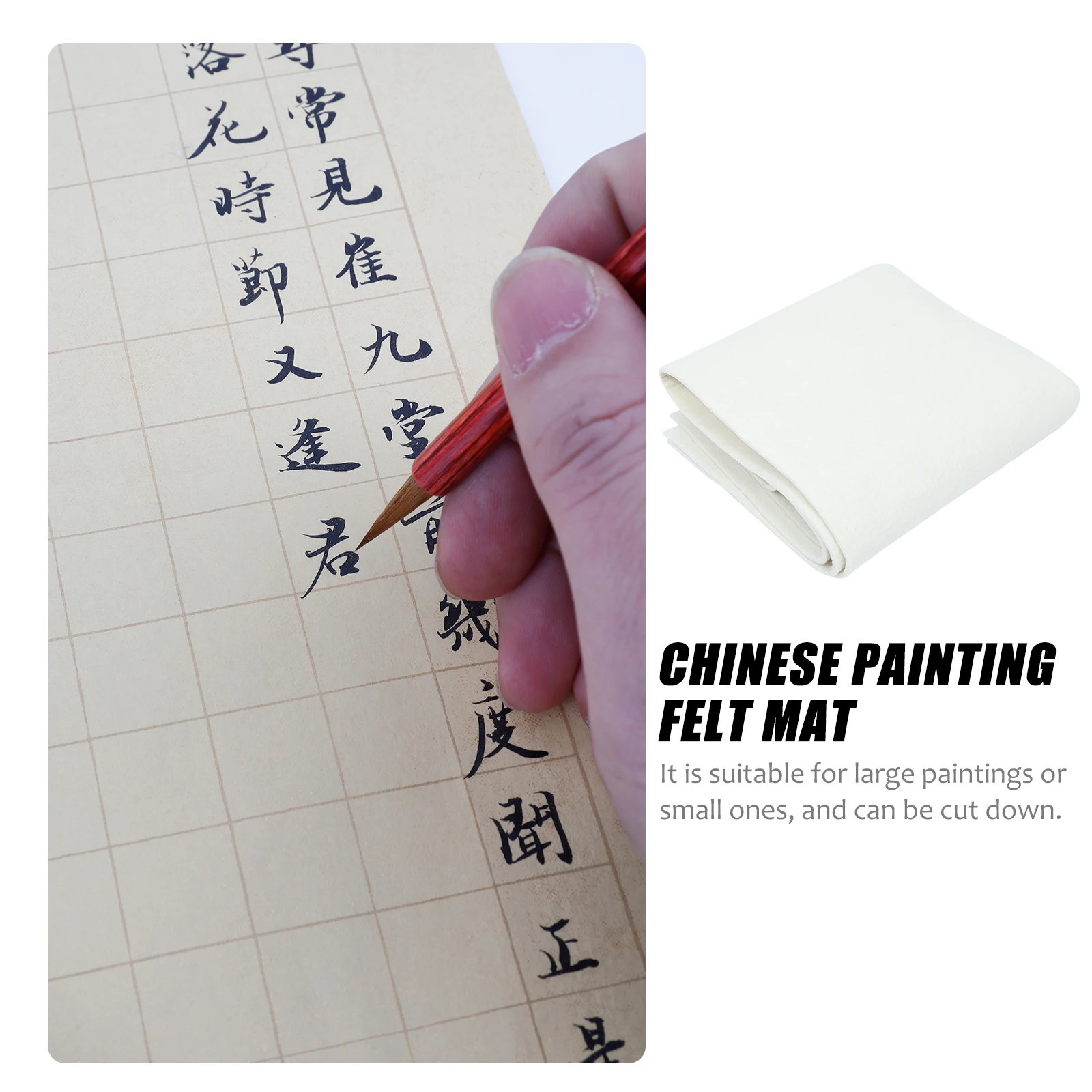 

Calligraphy Felt Pad Non Deformable Writing Mat Break Resistant Student Mats Practical Felt Mat for Home Office School Art