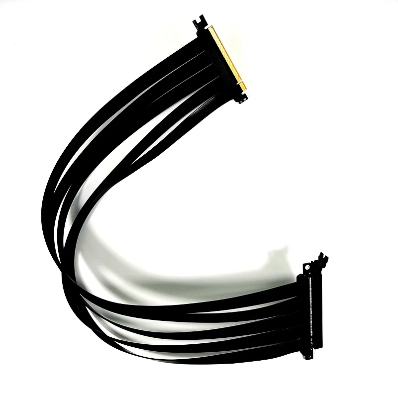 Cable Flexible PCIE 4,0 para tarjetas gráficas, adaptador extensor x16 de expansión Gen 4 de 180 grados, 60 cm, novedad