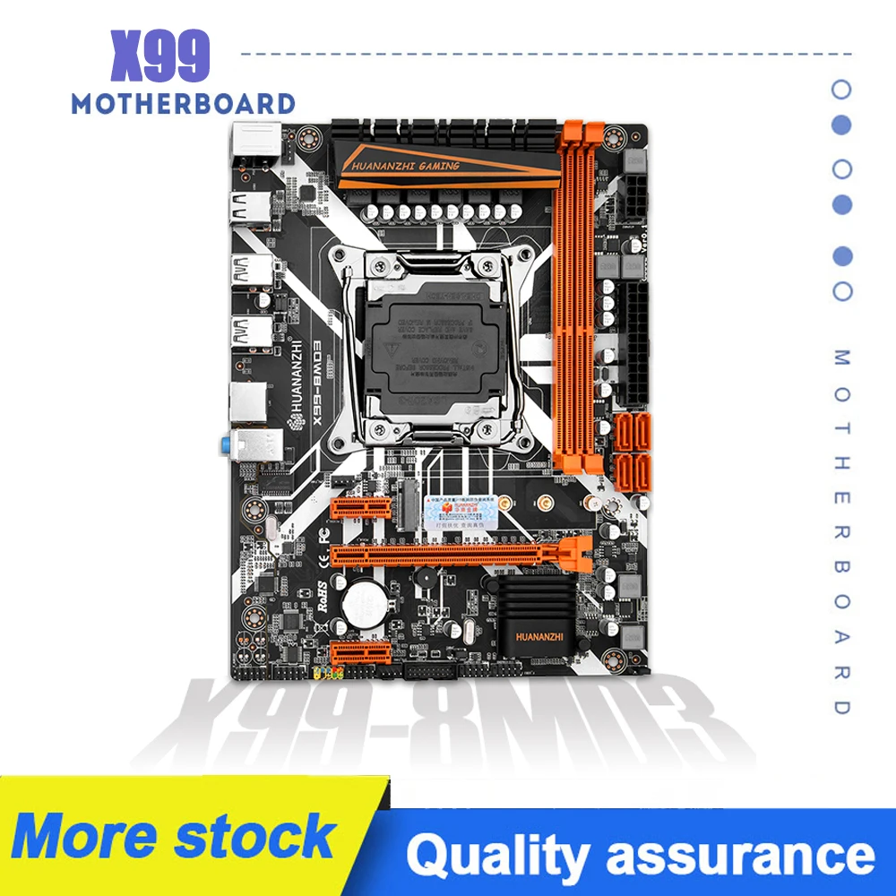 

X99 8MD3 Motherboard Intel XEON E5 X99 LGA2011-3 All Series DDR3 RECC NON-ECC memory NVME USB3.0 ATX