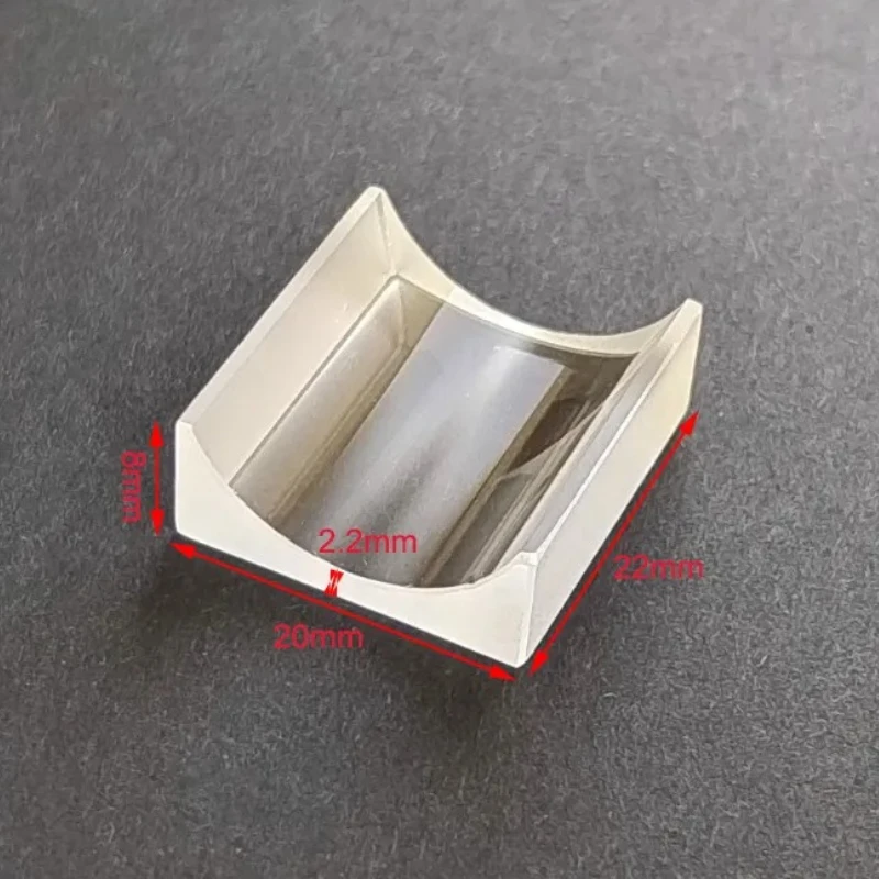 

1PC Plano Concave Cylindrical Lens 22x20mm K9 Optical Glass Focal Length -18mm for Projector Camera Optical Instruments Lenses