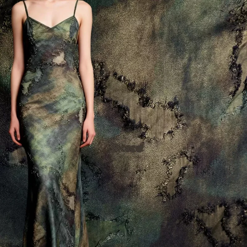 high-quality-distressed-broken-heavy-texture-material-niche-creative-soft-dress-pants-decoration-handmade-clothing-fabric