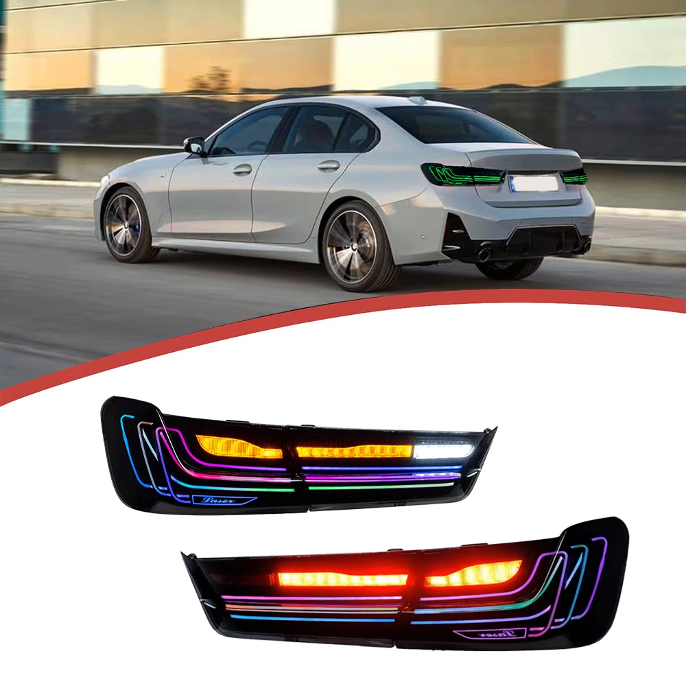 

Auto CSL Style Taillight For BMW G20 G28 G80 2019-2022 Car Rear Lamp Running Turn Brake Signal Tail Lamp