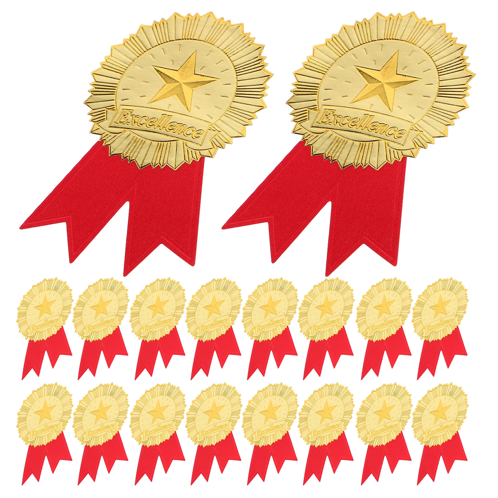 

36 Sets Certificate Stickers Accessories Elegant Design Graduation Celebration Award Student Diploma Medals Sealing