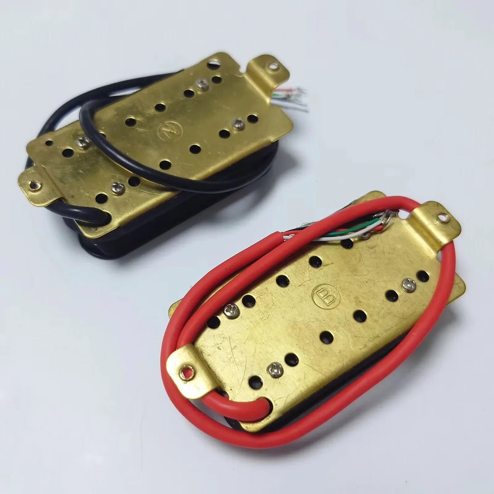 Captadores humbucker de guitarra lp sg com cablagem de interruptor 1v1t 4c para peças de reposição de guitarra lp sg