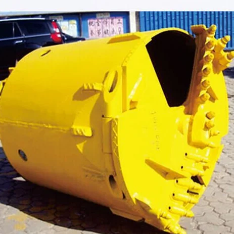 construction machinery parts piling foundation work rock drilling bucket