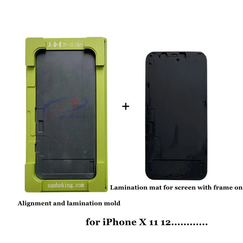 Sameking LCD Screen Laminate Mold and Alignment Mould Positioning Platform for iPhone 11 LCD Refurbish Vaccum Fits No Bubble