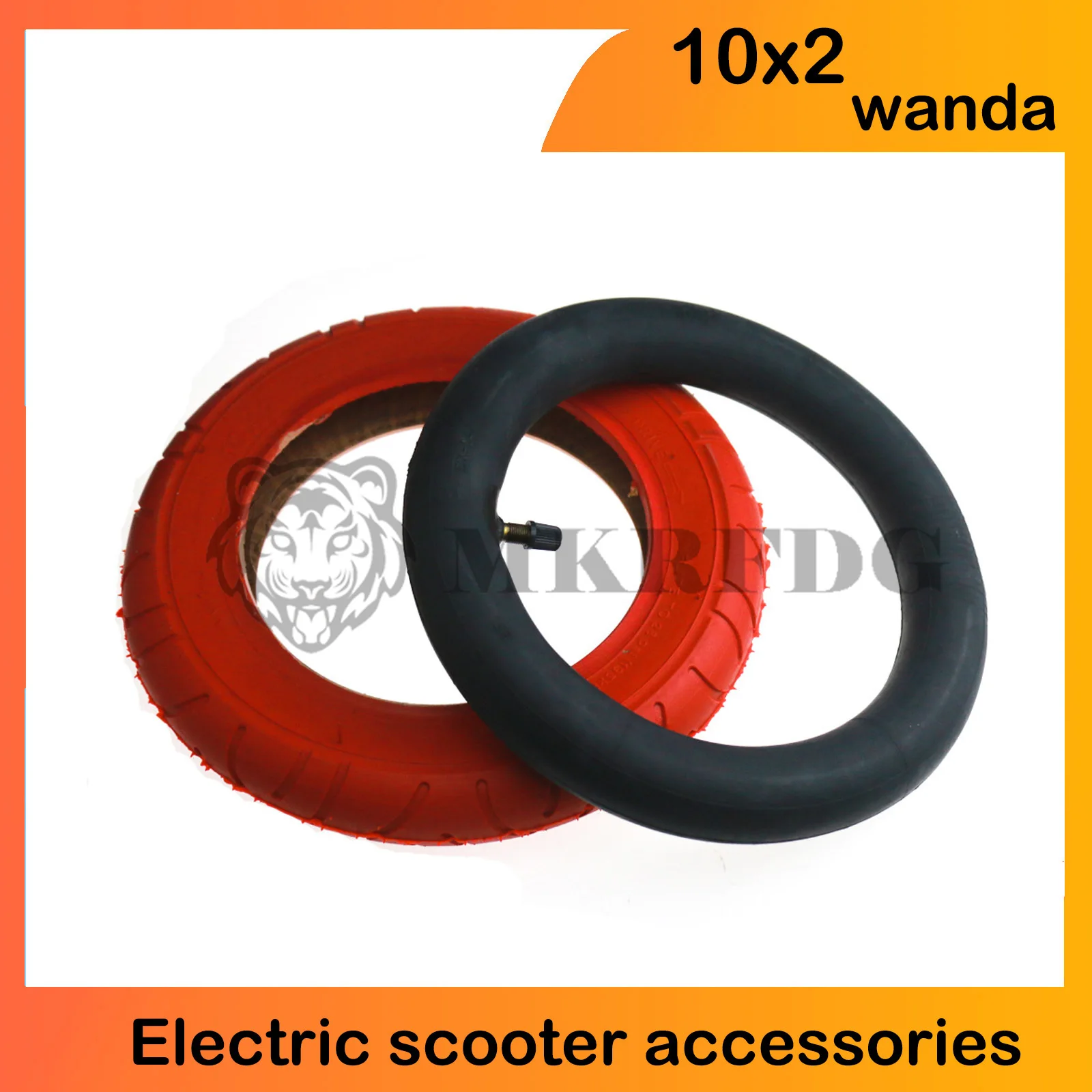 For Xiaomi electric scooter M365 Pro modified tires Wanda 10 * 2 P1069 red outer tire pneumatic tire