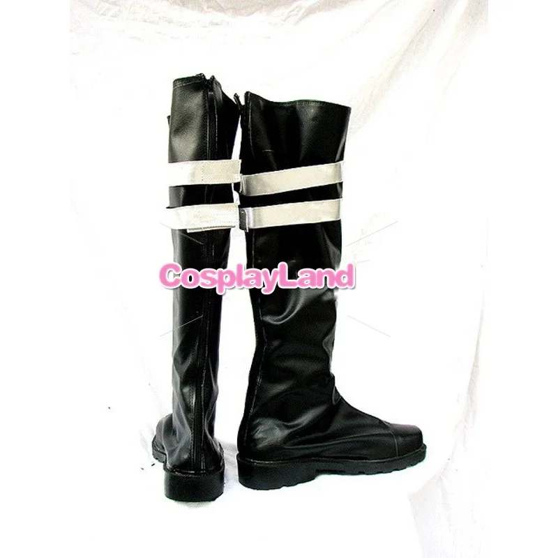 

2025 11 Final Fantasy Sephiroth Black Game Party Cosplay Boots Custom Made for Adult Men Shoes