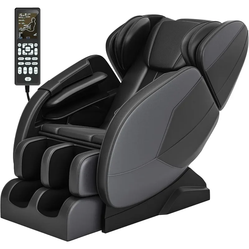 Simple Massage Chair Full Body, Zero Gravity Recliner With Shiatsu Massage, 6 Auto Mode, Heater, Bluetooth, Foot Massage Rollers