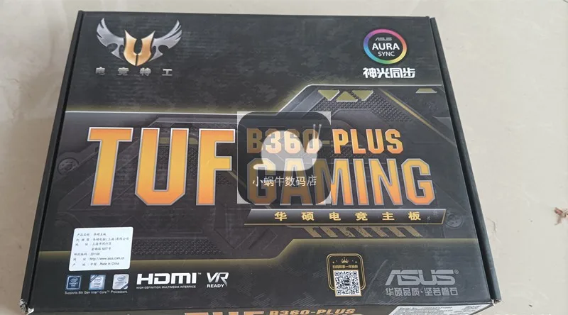 New Boxed For ASUS TUF B360-PLUS GAMING main board, Shenguang Synchronization