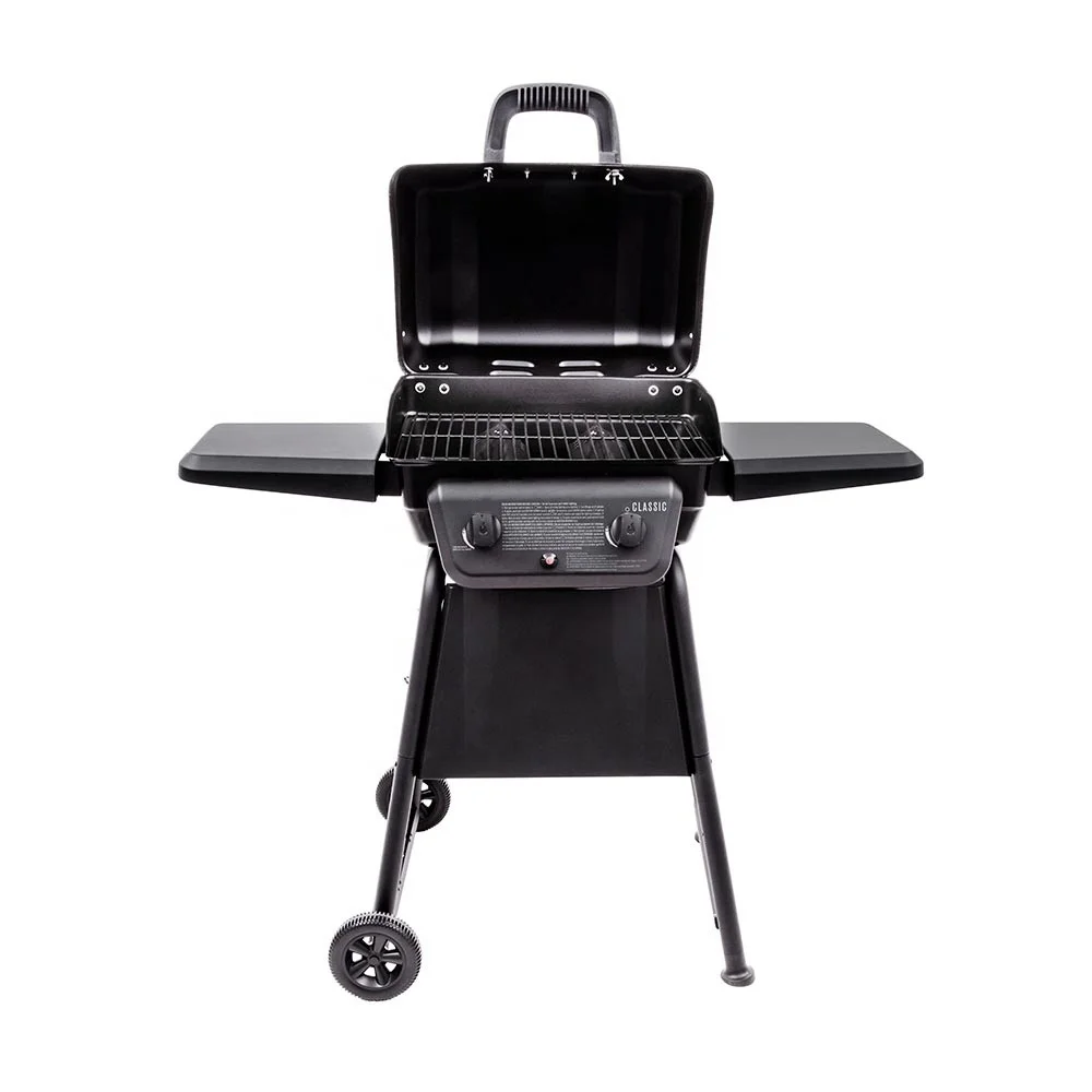 for 20000 Btu A Gas De 2 Quemadores De Patio De Jardin Al Aire Libre Clasico Trolley Gas 2 Burner Bbq Grill