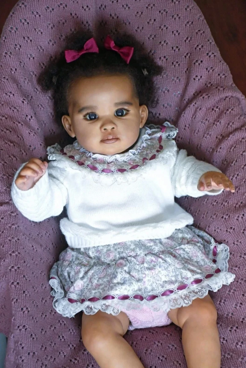 23'' Reuben Unpainted Reborn Doll Kit, Unfinished Blank Newborn Doll Parts DIY Reborn Baby Doll Kit