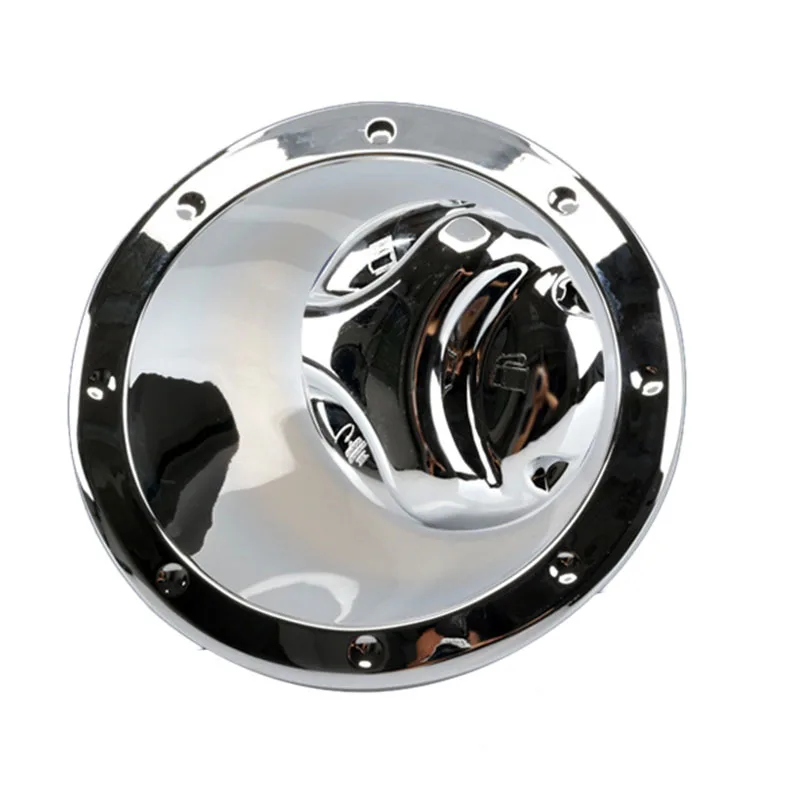 Car Gas Tank Cover Fuel Door Bezel Cap Moulding Trim Chrome for Hummer H3