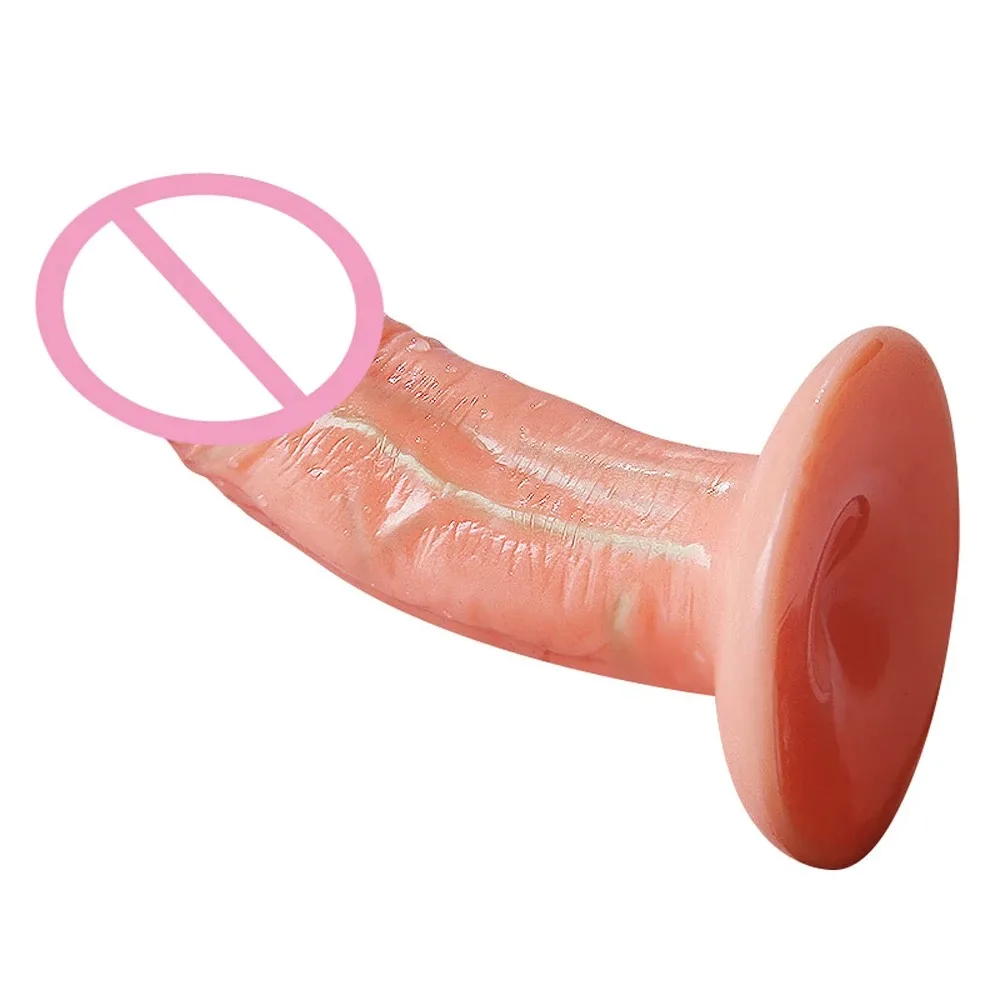 Mini Realistic Dildos Suction Cups Erotic Soft Small Penis for Women Vagina Anal Sex Toy Prostate Massage for Men Anal Butt Plug