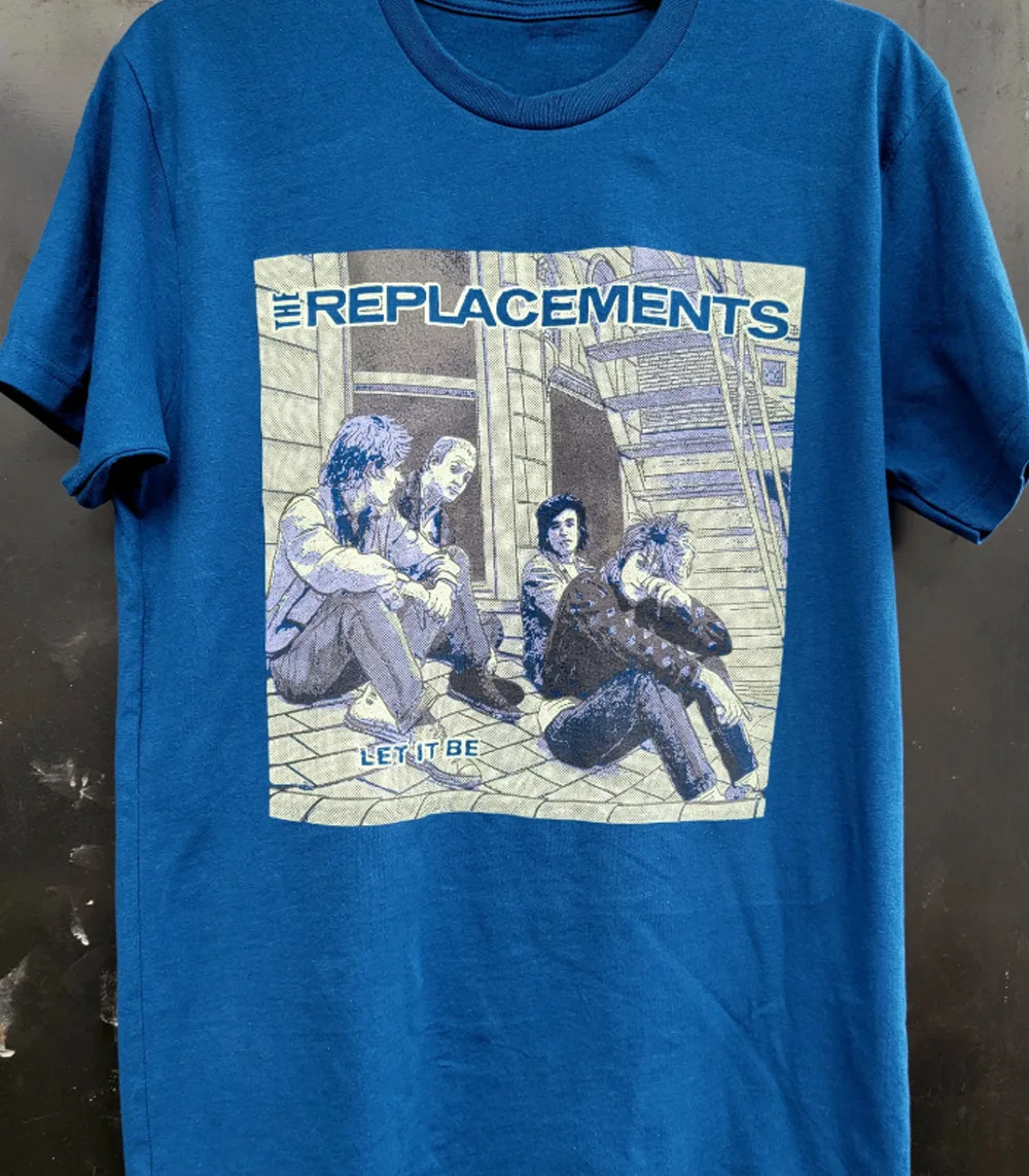 The Replacements band poster T shirt blue All sizes S 5Xl TA5391