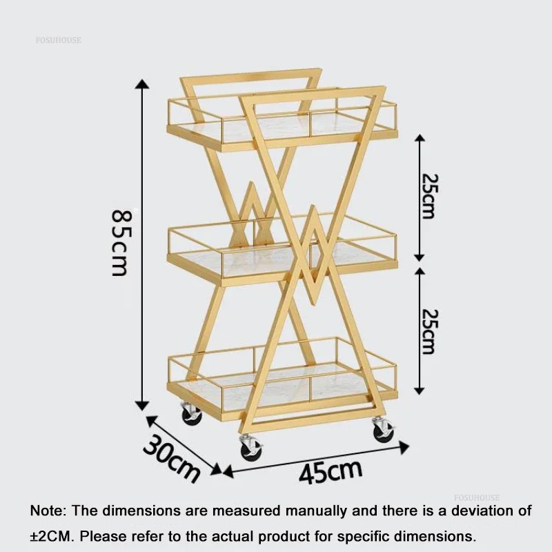 Nordic Beauty Salon Tool Cart With Wheels Modern Iron Salon Trolleys Storage Rack Salon Manicure Professional Auxiliary Trolley