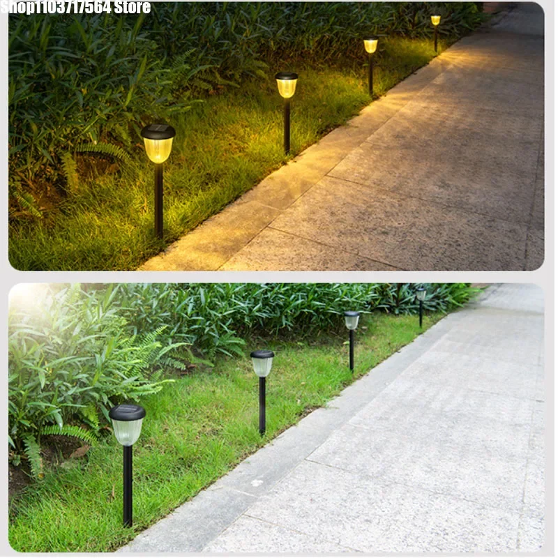 

New solar outdoor light trumpet flower decoration lights villa garden lawn waterproof garden lawn light