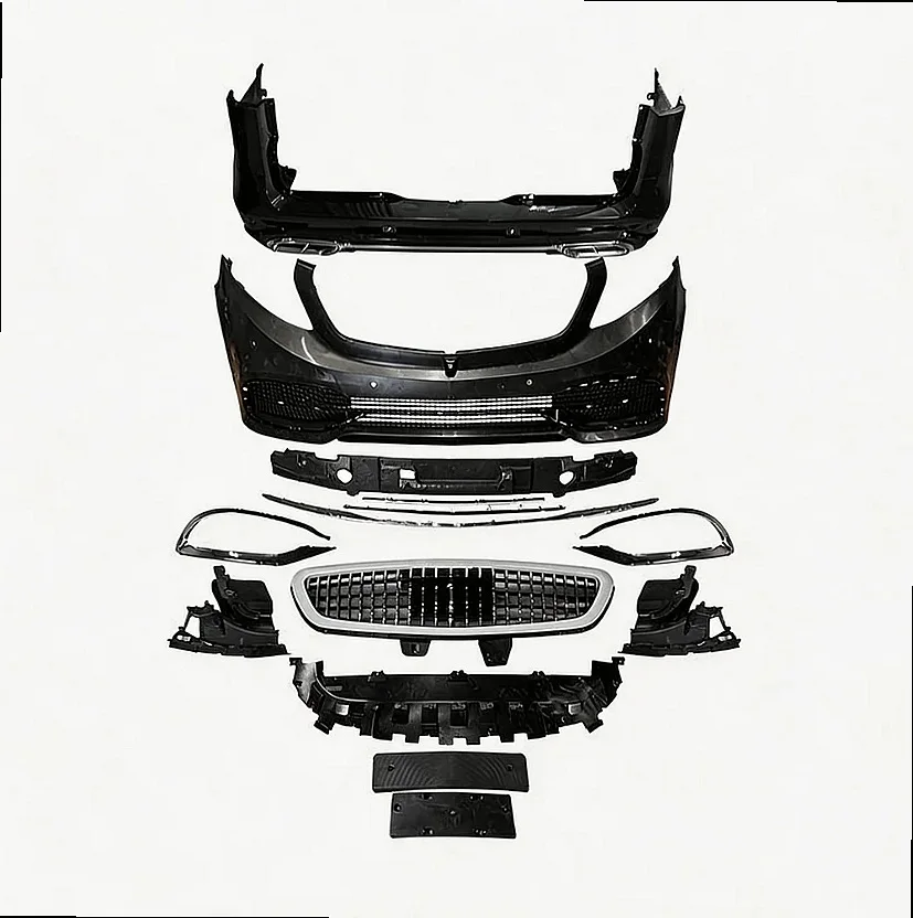 Full Bodykit Complete Tuning Parts Front Rear Bumper Grille for 2016-2024 V Class W447