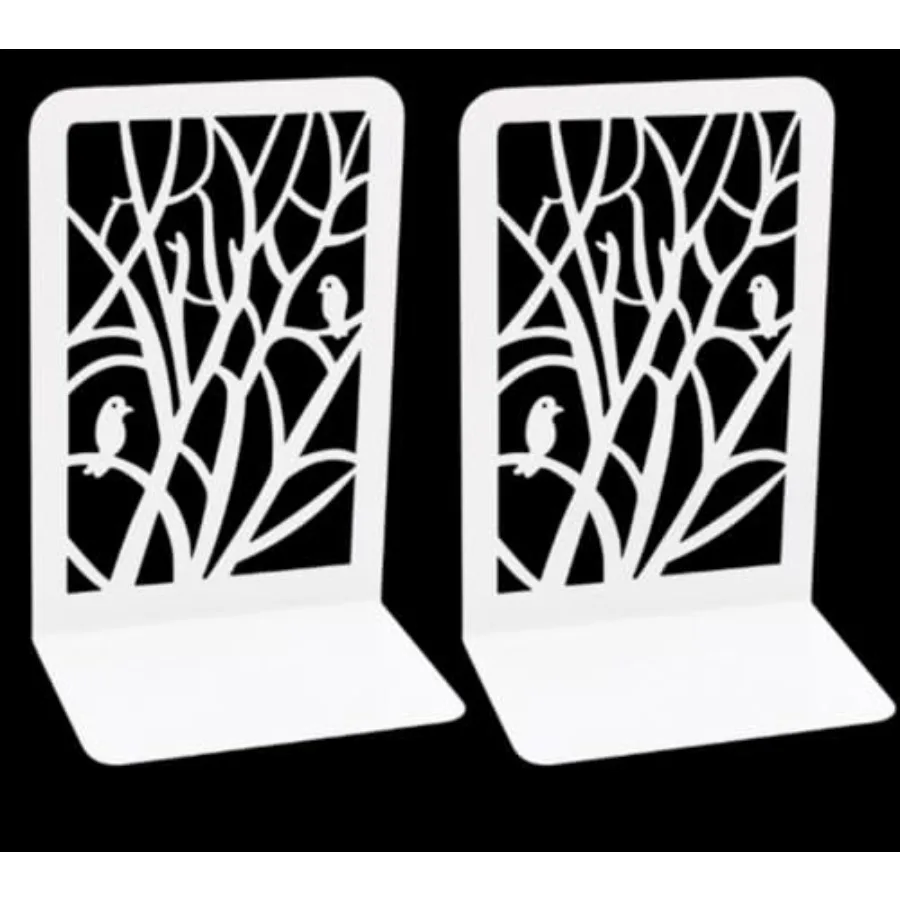 Branch Arch Book Life Metal Bookends Nonskid Bookends Heavy Duty Bookshelves Organizer Office Book Ends for Shelves,1 Pairs