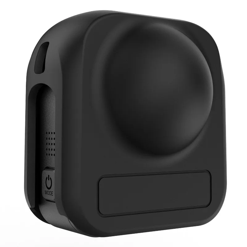 A32T-For Gopro Max 2 Silicone Protective Full Case Cover Shell Lens Cup Soft Shockproof Anti-Collision Camera Accessory